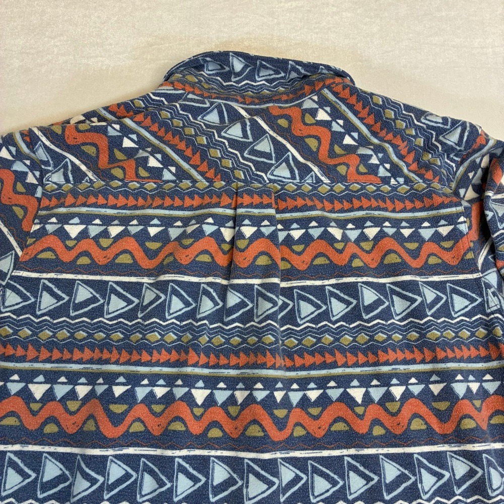 Chubbies Mens Long Sleeve Geometric Pattern Button Up Shirt Large - Picture 4 of 9